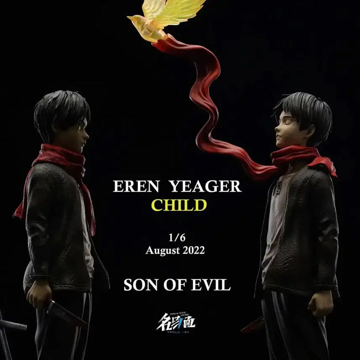 [BUNJANG] Typical Scene Eren Childhood Resin Figure / typical scene 악마의 아이 에렌 어린시절 레진 피규어