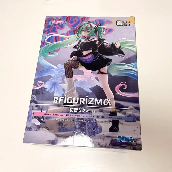 [BUNJANG] Sega Vocaloid: Hatsune Miku Punk Ver. Figure (Sealed) / 세가 보컬로이드 피규어리즘 하츠네 미쿠 Punk Ver 피규어 미개봉