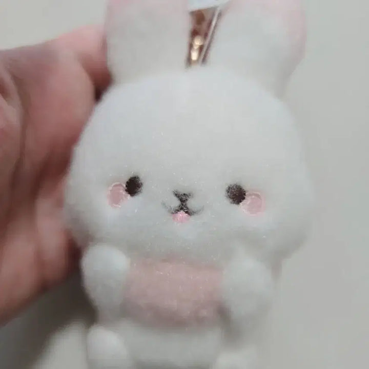 [BUNJANG] San-X Sugar Cocomu Rabbit Plush Keychain / 산엑스 슈가코코무 인형 키링