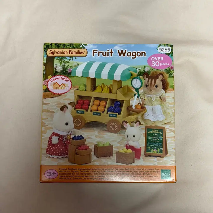 [BUNJANG] Sylvanian Families Juice Bar &amp; Fruit Wagon (Sealed) / 미개봉 실바니안 주스바, 과일 웨건