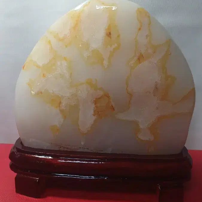 [BUNJANG] Decorative Landscape Stone Sculpture with Mountain Carving / 장식용 산수석 탁상용 옥 조각
