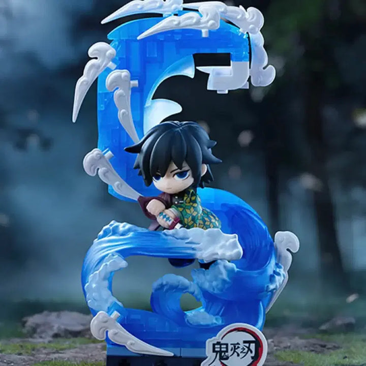 [BUNJANG] Pop Mart Demon Slayer: Kimetsu no Yaiba - The Hinokami Chronicles Series - Giyu Tomioka Block Figure / [정품]팝마트 귀멸의 칼날 입지편 시리즈 블록(기유)새상품