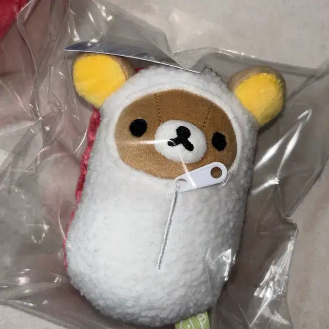 [BUNJANG] San-X Rilakkuma Tuna Sushi Mascot Keychain Doll (Sealed) / (미개봉) 산엑스 참치초밥 리락쿠마 스시 마스코트 키링 인형