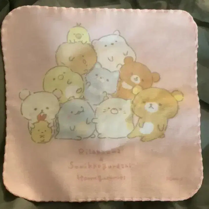 [BUNJANG] San-X Rilakkuma Sumikko Gurashi Handkerchief Towel / 산엑스 리락쿠마 스미코구라시 손수건 핸드타올