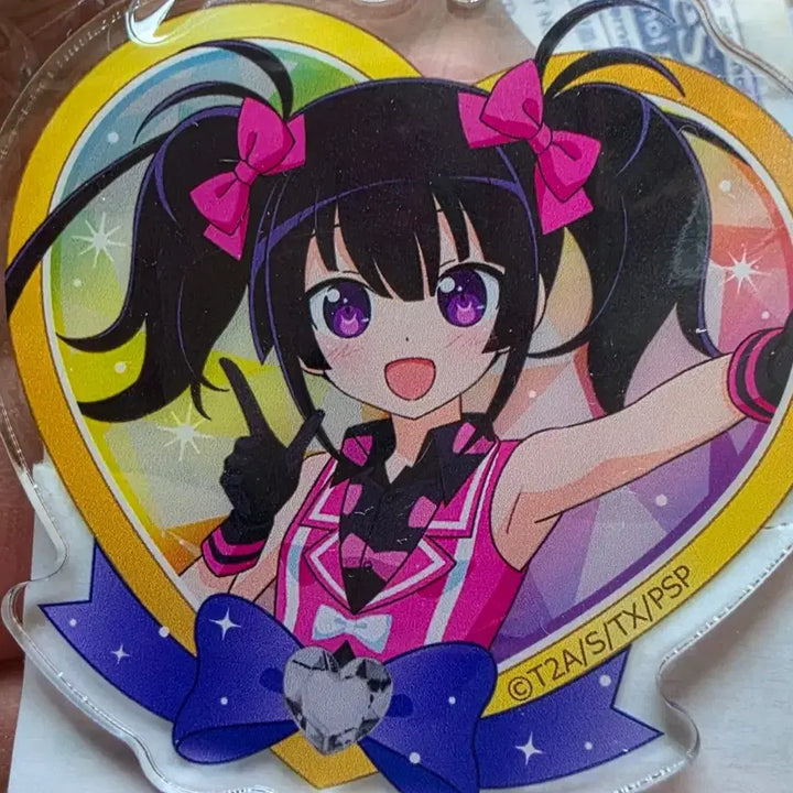 [BUNJANG] Prism Stone Aurora Dream Canon Kaname Can Badge &amp; Keychain Set / 프리즘스톤 오로라드림 카논 , 카나메 캔뱃지,키링 판매