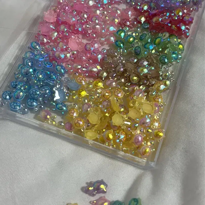 [BUNJANG] Glitter Lucky Turtle 7-Piece Set / 글리터 행운거북이 7종 세트