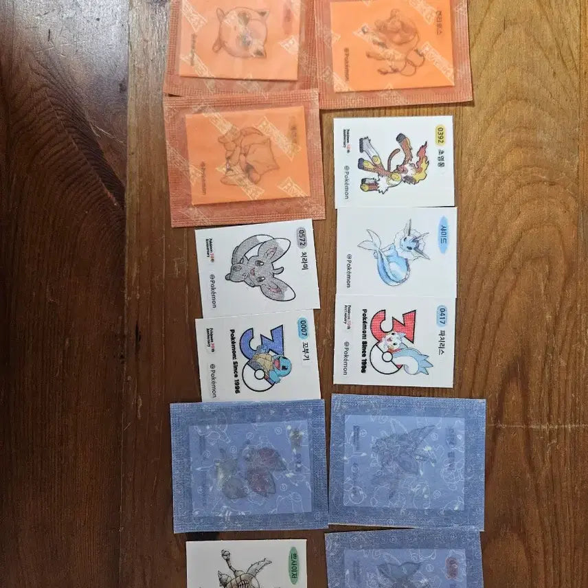 [BUNJANG] Pokemon Stickers Bundle Set / 포켓몬스터 띠부씰 일괄