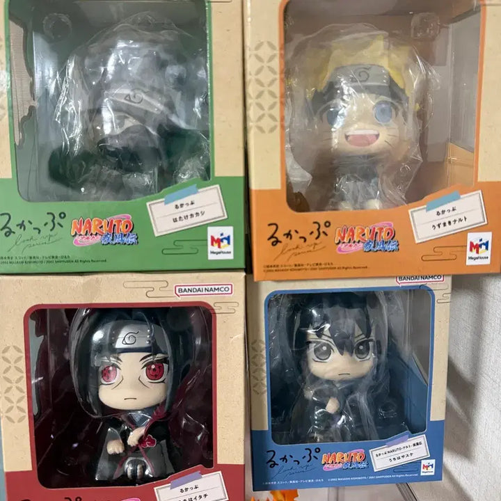 [BUNJANG] Naruto Look Up Figures Bundle Set (Naruto, Sasuke, Itachi, Kakashi) / 나루토룩업 택포 일괄 판매합니다 (나루토,사스케,이타치,카카시)