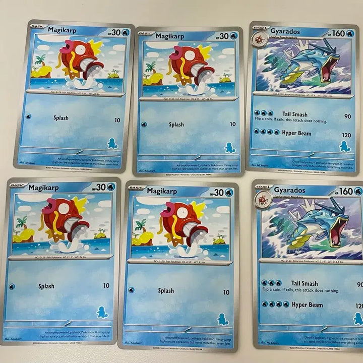 [BUNJANG] Gyarados Magikarp North American Set / 잉어킹 갸라도스 카드 북미판 희귀 세트