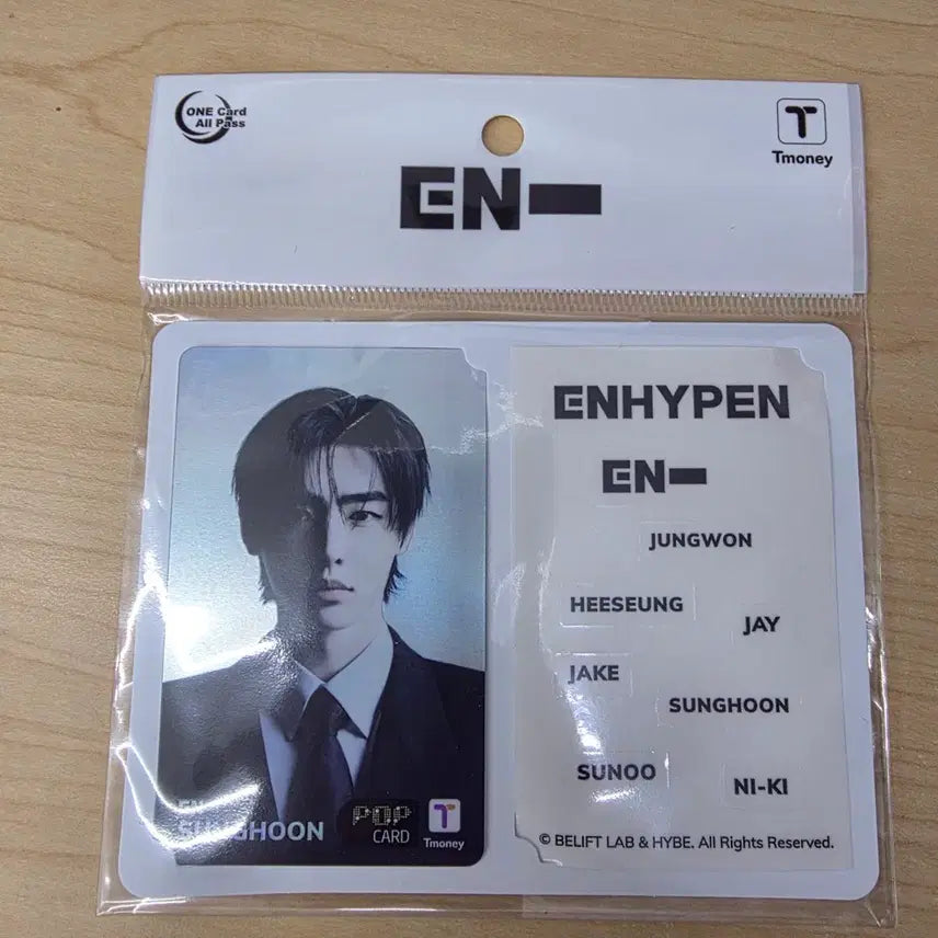 [BUNJANG] Enhypen T-money Transportation Card / 엔하이픈 티머니 교통카드
