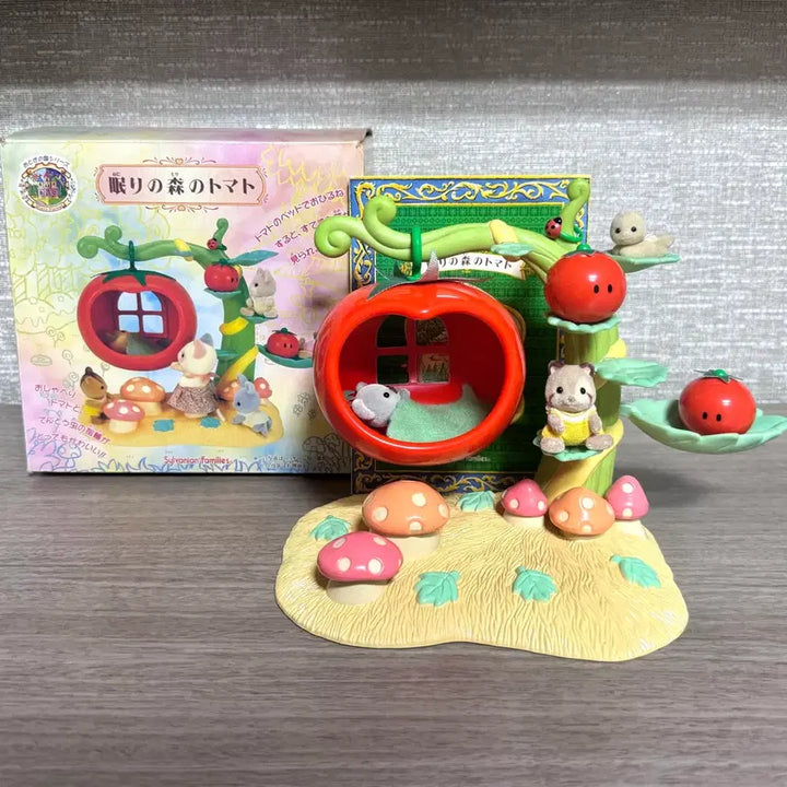 [BUNJANG] Sylvanian Families Sleeping Forest Tomato Set (Includes Fairy, Raccoon, Koala) / [올드,완품] 실바니안패밀리 잠자는 숲속의 토마토 (+요정,라쿤,코알라)