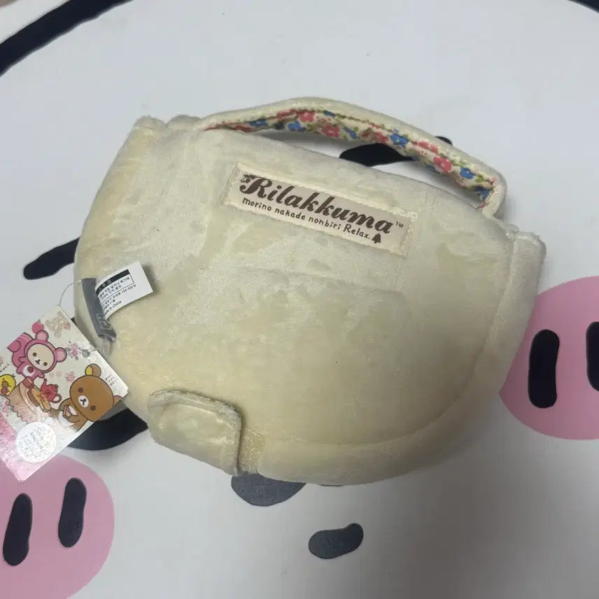 [BUNJANG] Korelakuma Face Plush Pouch / 코리락쿠마 고전문구 얼굴 인형 파우치