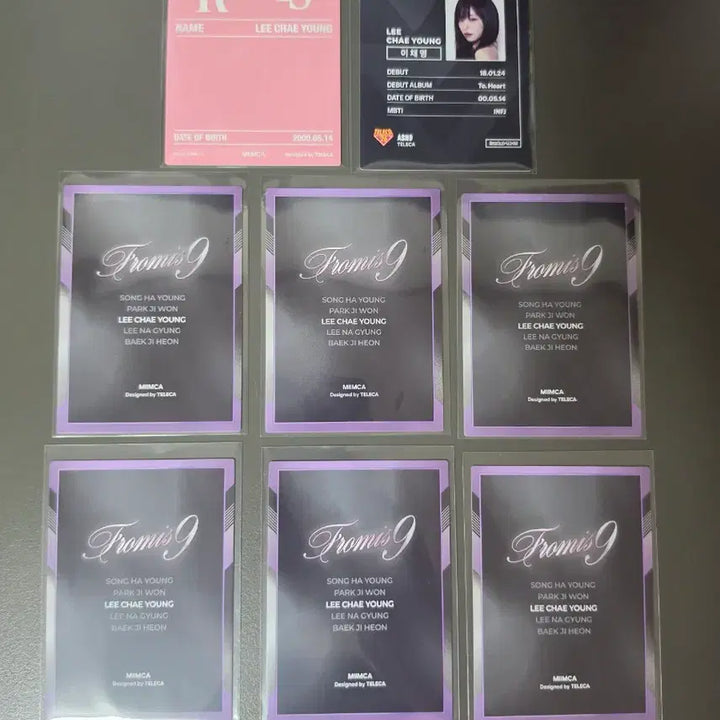[BUNJANG] fromis_9 Lee Chaeyoung Rare Photocard 8-Set Bundle / 프로미스나인 테레카 이채영 레어 8종세트