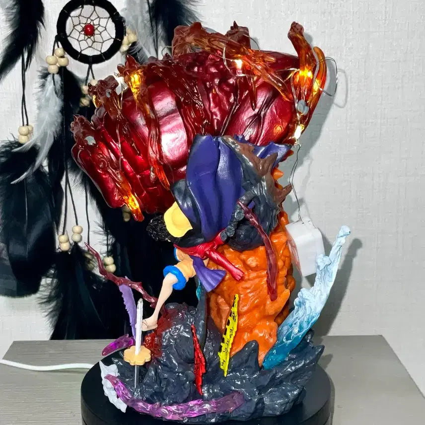 [BUNJANG] One Piece Luffy Gear 4 Red Hawk Action Figure / 원피스루피 기어4 레드호크 피규어