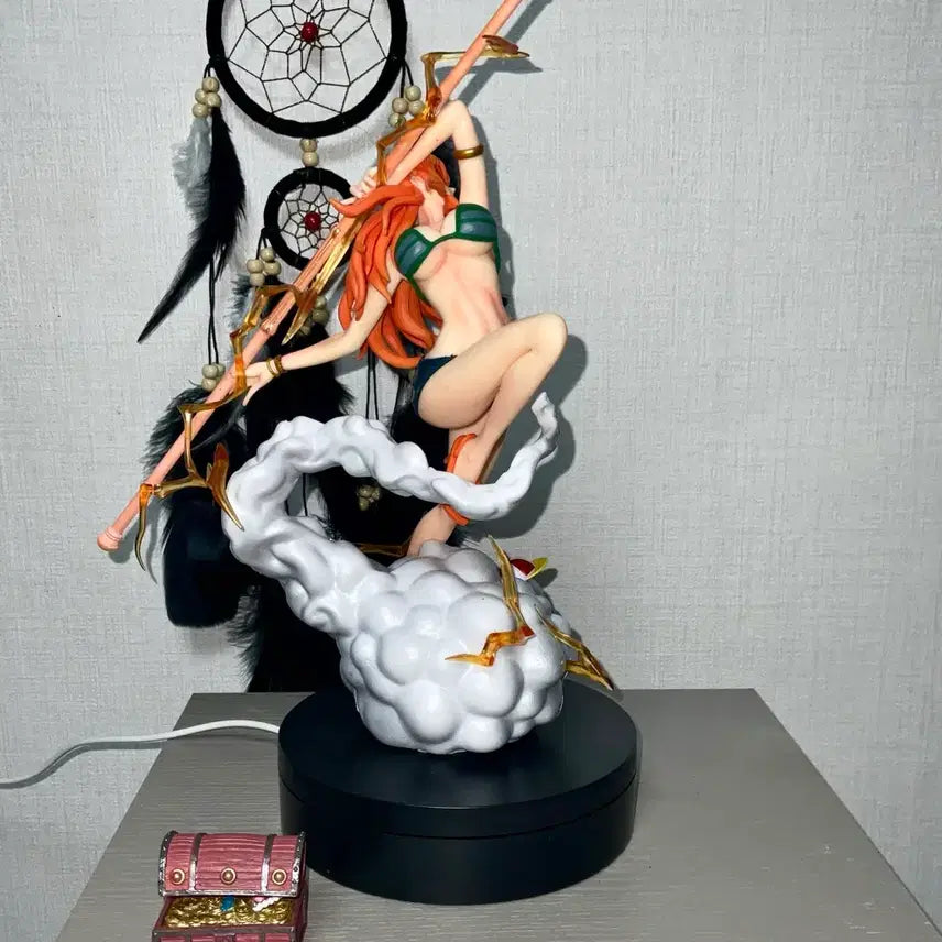 [BUNJANG] Nami Treasure Chest Figure / 원피스나미 피규어 &amp; 보물상자