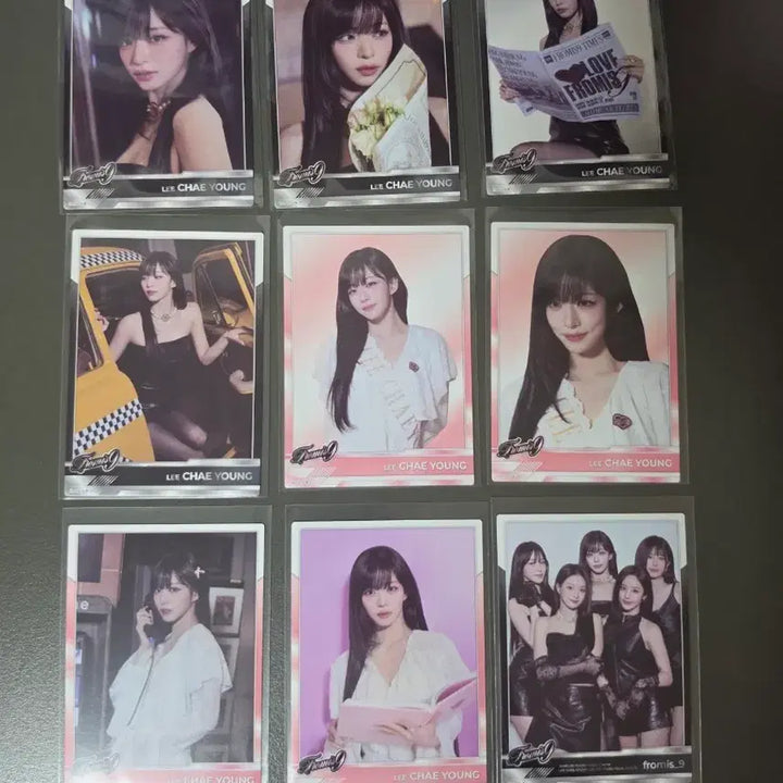 [BUNJANG] fromis_9 Lee Chaeyoung BASE 9-Type Set Photocard / 프로미스나인 테레카 이채영 베이스 9종세트