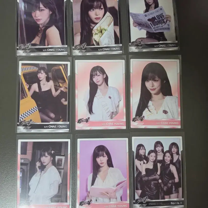 [BUNJANG] fromis_9 Lee Chaeyoung BASE 9-Type Set Photocard / 프로미스나인 테레카 이채영 베이스 9종세트