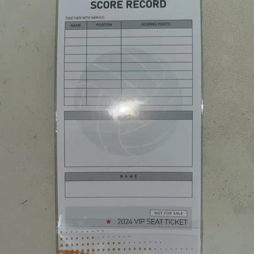 [BUNJANG] Haikyuu!! Shinsegae Pop-up Exclusive Hologram Ticket Karasuno Oikawa Kenma / 하이큐 신세계 팝업 특전 홀로그램 입장 티켓 카라스노 오이카와 켄마