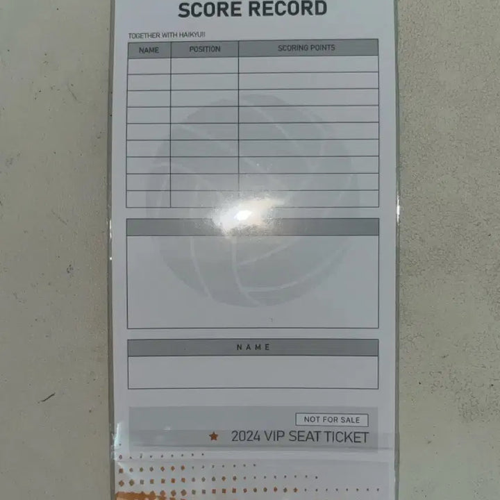 [BUNJANG] Haikyuu!! Shinsegae Pop-up Exclusive Hologram Ticket Karasuno Oikawa Kenma / 하이큐 신세계 팝업 특전 홀로그램 입장 티켓 카라스노 오이카와 켄마