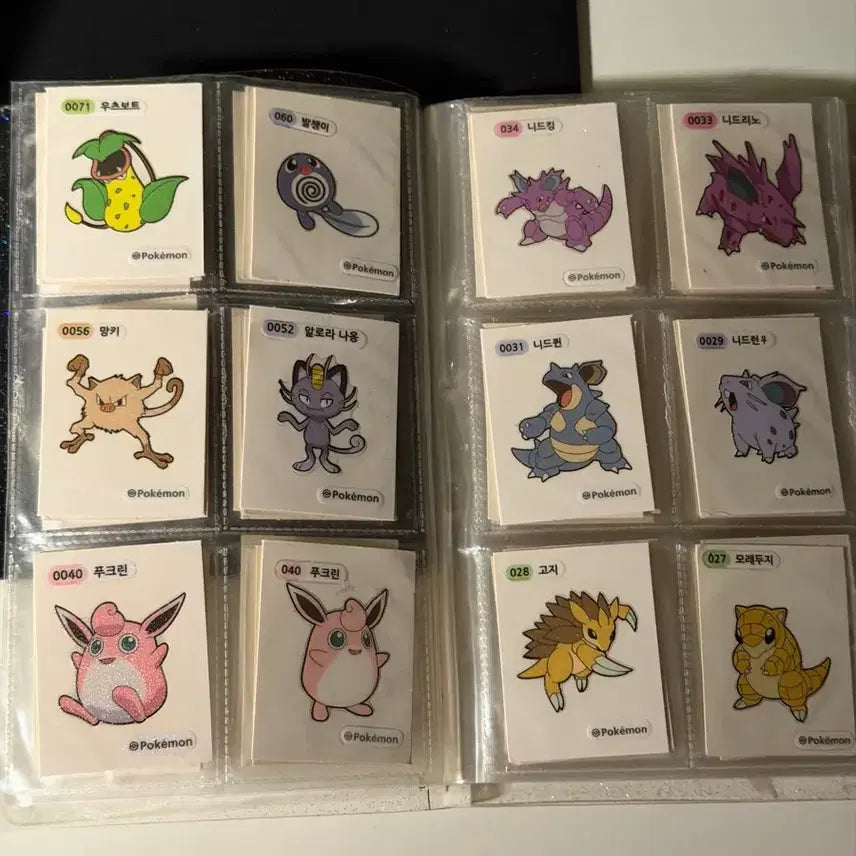 [BUNJANG] Pokemon Stickers Bundle Set (107 pcs) / 고전 포켓몬 띠부씰 107개 일괄 판매