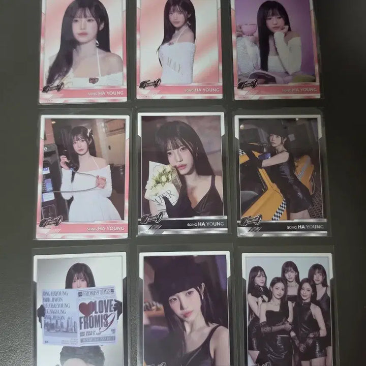 [BUNJANG] fromis_9 Song Hayoung Base Photocard 9-Set / 프로미스나인 테레카 송하영 베이스 9종세트
