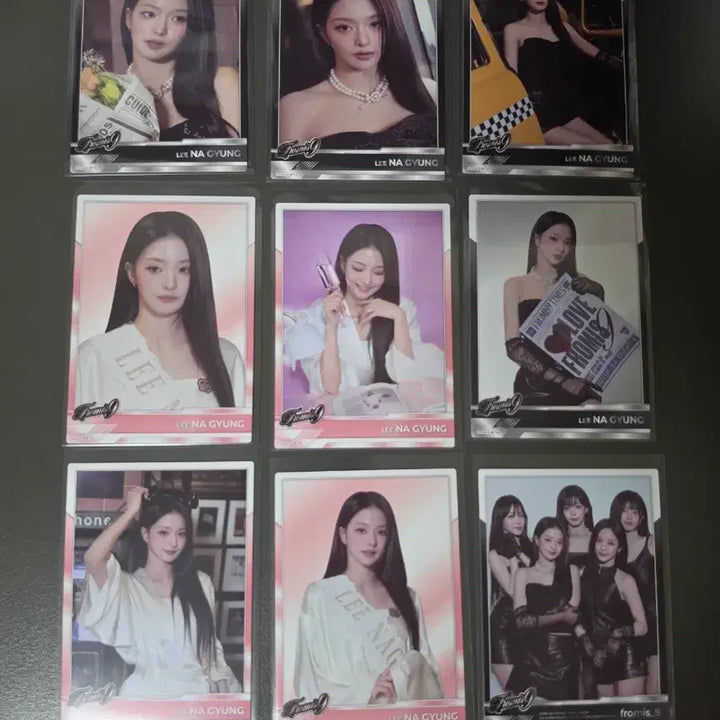 [BUNJANG] fromis_9 Lee Nagyung Base Photocard 9-Set / 프로미스나인 테레카 이나경 베이스 9종세트