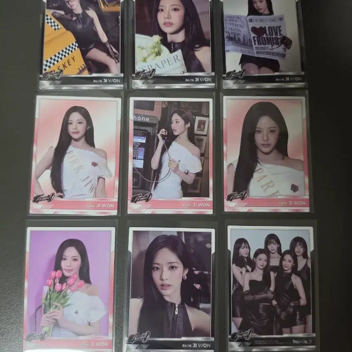 [BUNJANG] fromis_9 Jiwon Base 9-Set Photocard / 프로미스나인 테레카 박지원 베이스 9종세트