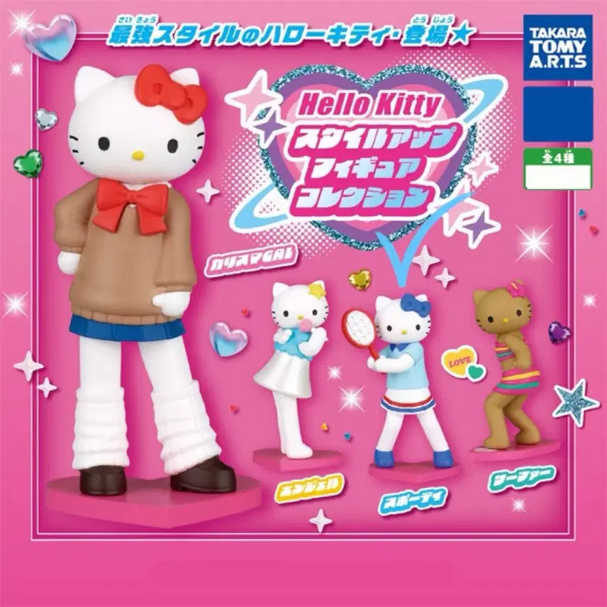[BUNJANG] Hello Kitty Style Up Figure Gacha / 헬로키티 스타일업 피규어 가챠