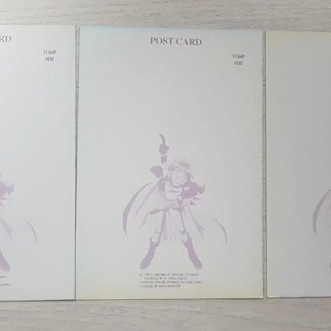 [BUNJANG] Slayers Postcard 3-Piece Set / 슬레이어즈 엽서 3종 세트