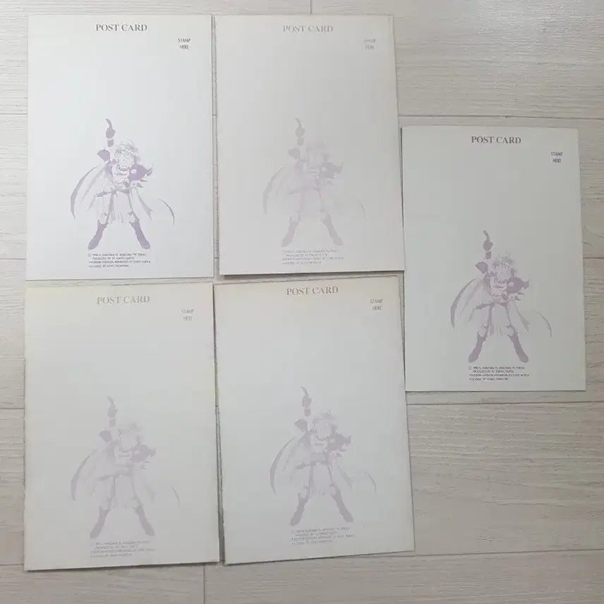 [BUNJANG] Slayers Postcard Set (5 Types) / 슬레이어즈 엽서 5종 세트