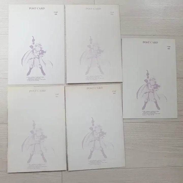 [BUNJANG] Slayers Postcard Set (5 Types) / 슬레이어즈 엽서 5종 세트