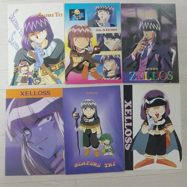 [BUNJANG] Slayers TRY Zeroth Postcard Set (6 Types) / 슬레이어즈 TRY 제로스 엽서 6종 세트