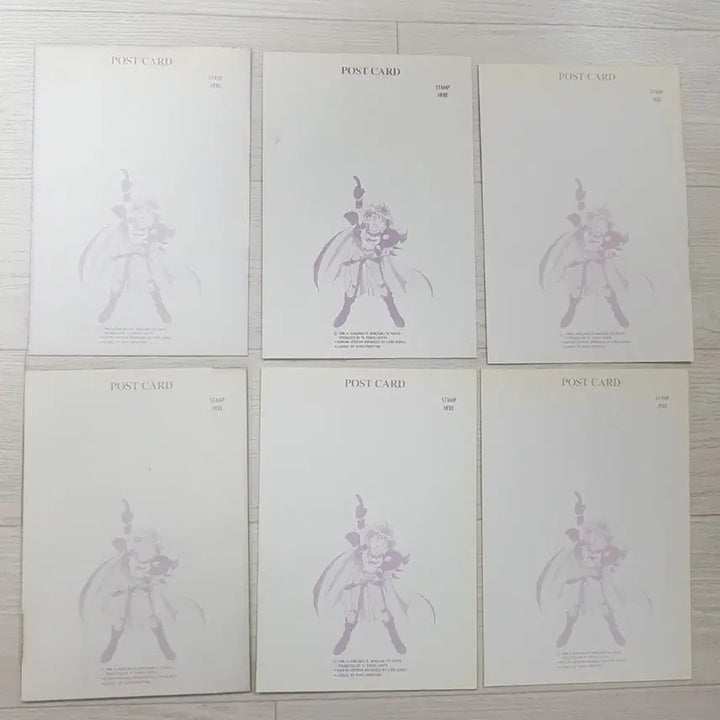[BUNJANG] Slayers TRY Postcard Set (6 Types) / 슬레이어즈 TRY 엽서 6종 세트
