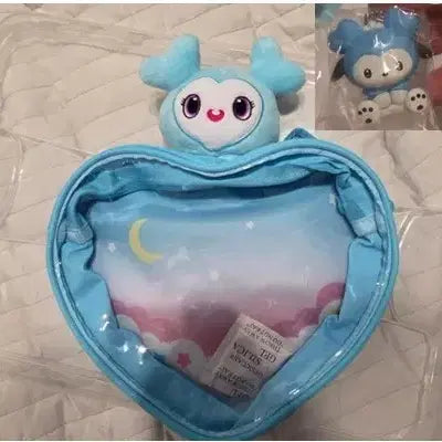 [BUNJANG] TWICE Nayeon Sanrio Collaboration Lovely Nable Heart Bag &amp; Keyring Set / 트와이스 twice 라부리 나부리 나연 하트백, 산리오 콜라보키링 세트
