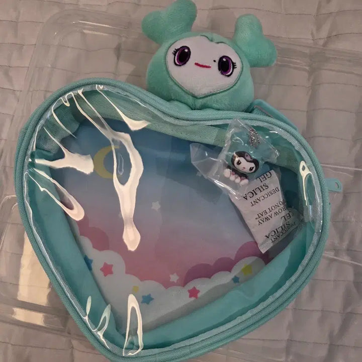 [BUNJANG] Twice Mina Sanrio Collaboration Heart Bag &amp; Keychain Set / 트와이스 twice 라부리 미부리 미나 하트백, 산리오 콜라보키링 세트