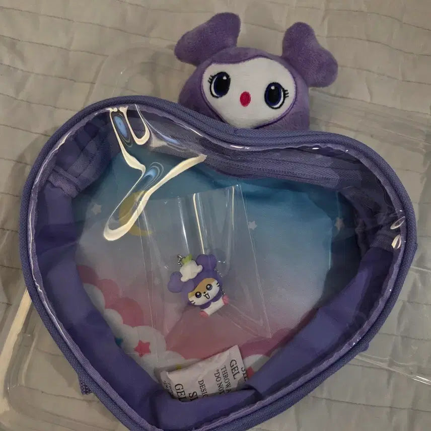 [BUNJANG] Twice Sana Loveliesaburi Heart Bag &amp; Sanrio Collaboration Keyring Set / 트와이스 twice 라부리 사부리 사나 하트백, 산리오 콜라보키링 세트