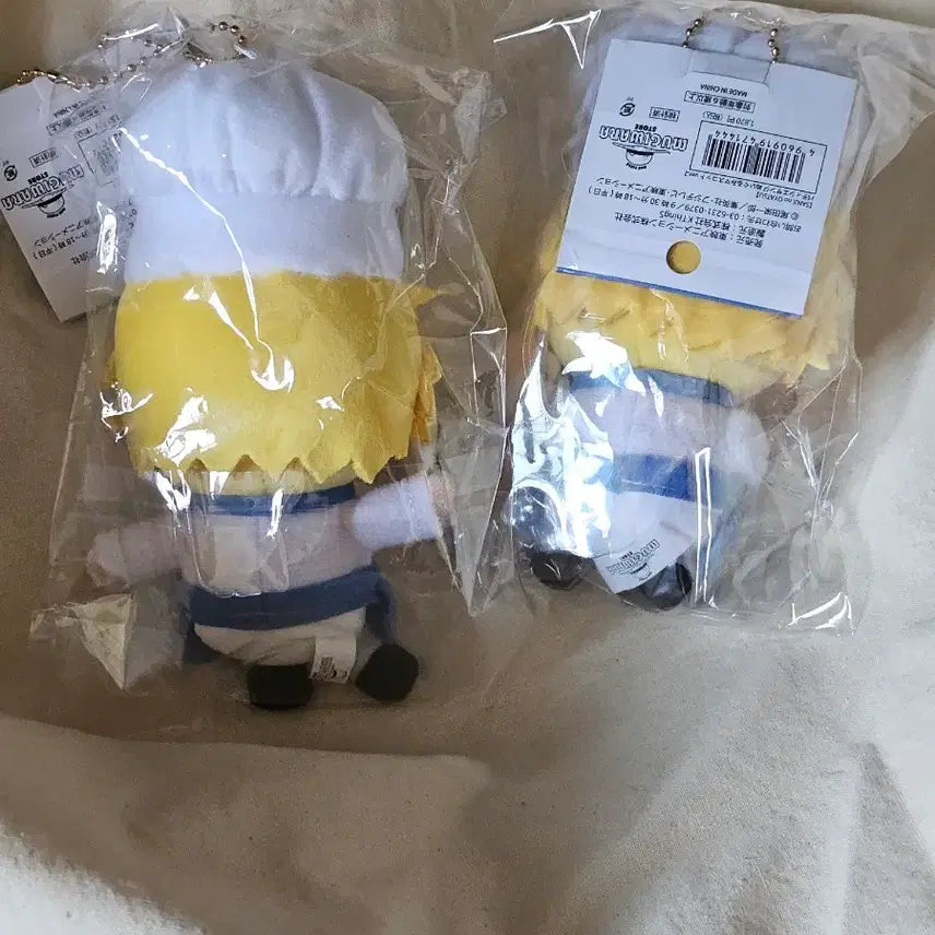 [BUNJANG] One Piece Harajuku Limited Chef Sanji Mascot Plush Set of 2 / 원피스 하라주쿠 한정 요리사 상디 마스코트 누이 2개 세트