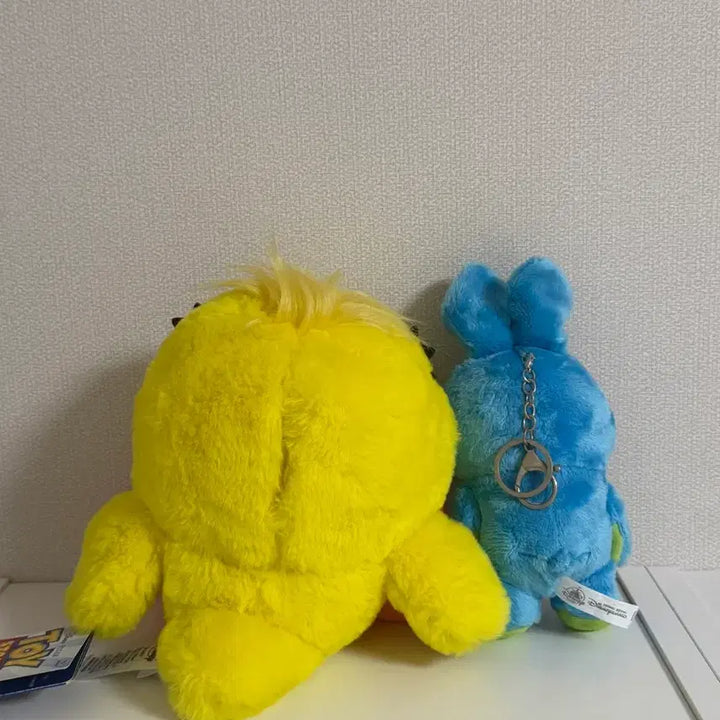 [BUNJANG] Disney Pixar Toy Story Duck &amp; Bunny Plush Keychains Bundle Set / 토이스토리 더키 인형 버니 키링 일괄