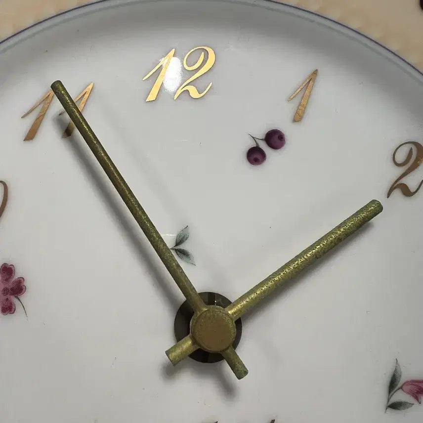 [BUNJANG] Noritake Porcelain Wall Clock / 노리다케 접시 벽걸이 시계