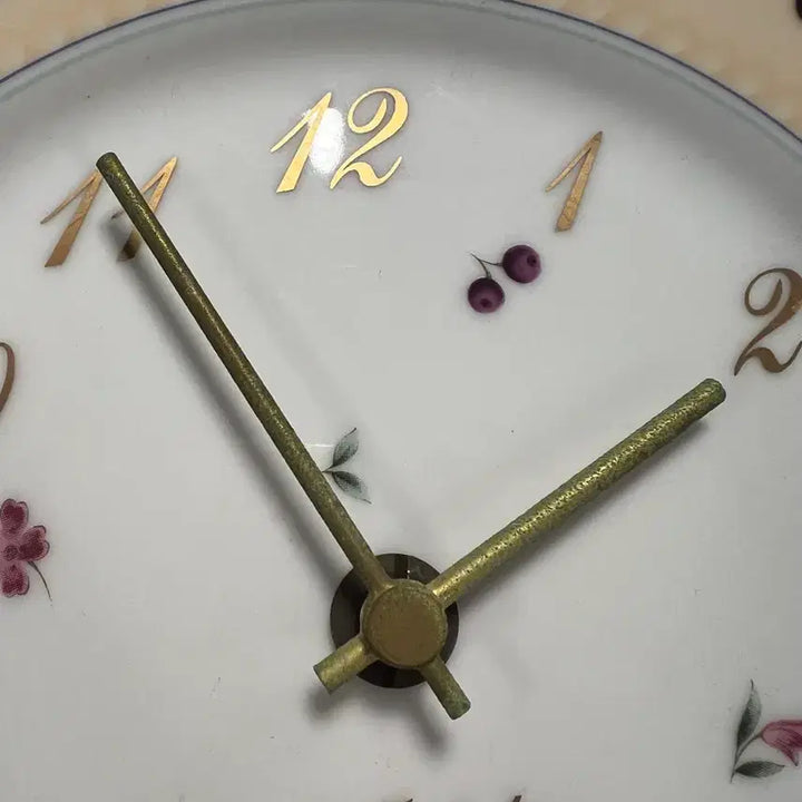 [BUNJANG] Noritake Porcelain Wall Clock / 노리다케 접시 벽걸이 시계