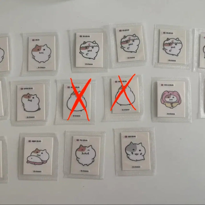 [BUNJANG] Jjonnyami Stickers / 쫀냐미 띠부실 띠부띠부실 스티커
