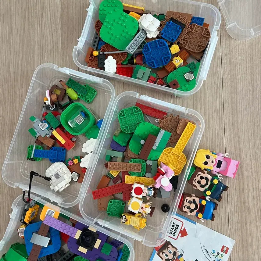 [BUNJANG] LEGO Super Mario Mario, Luigi, Peach 3 Figure Set / 레고 슈퍼마리오 마리오 루이지 피치 3종 피규어 세트