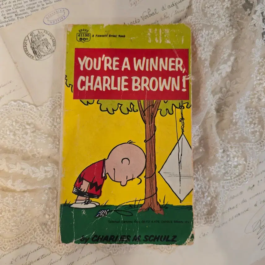 [BUNJANG] Vintage Peanuts Comic Books Set (6 Volumes) / 빈티지 서적 책 6권 세트 찰리 브라운 스누피 피넛츠