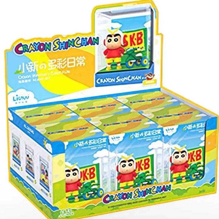 [BUNJANG] Crayon Shin-chan 6-Piece Figure Set / 짱구 피규어 6종 일괄 새상품