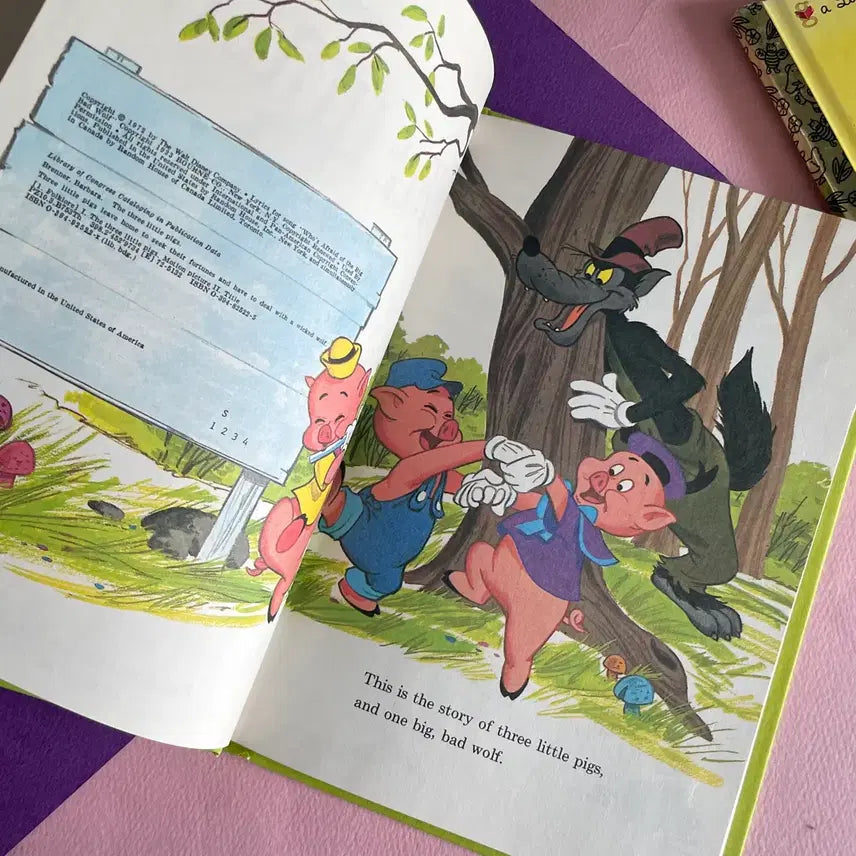 [BUNJANG] 1970s Original Three Little Pigs Vintage Book / 1970s/오리지널 아기돼지삼형제 빈티지북(rare)