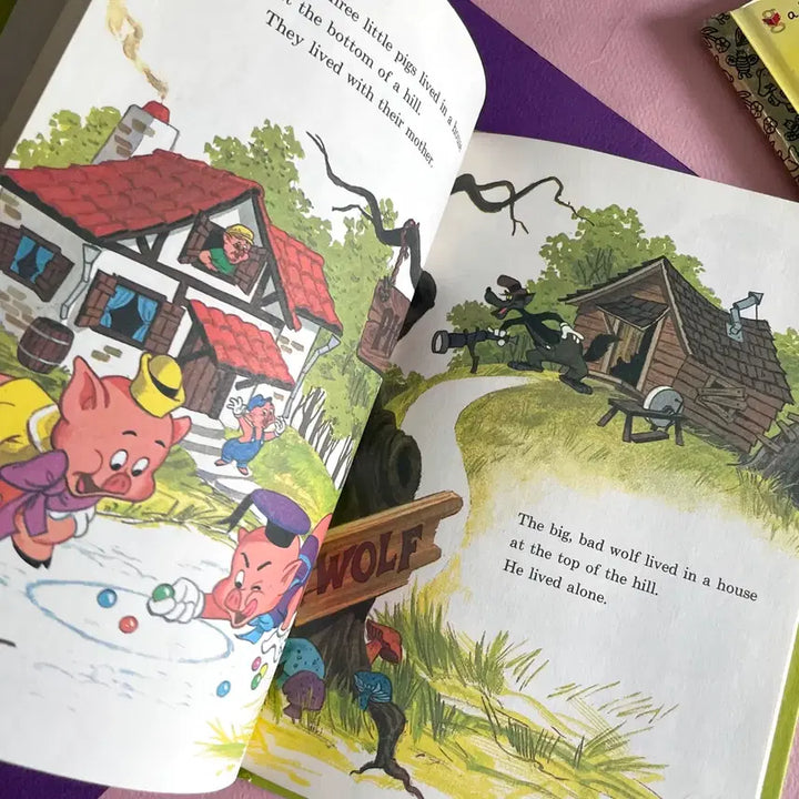[BUNJANG] 1970s Original Three Little Pigs Vintage Book / 1970s/오리지널 아기돼지삼형제 빈티지북(rare)
