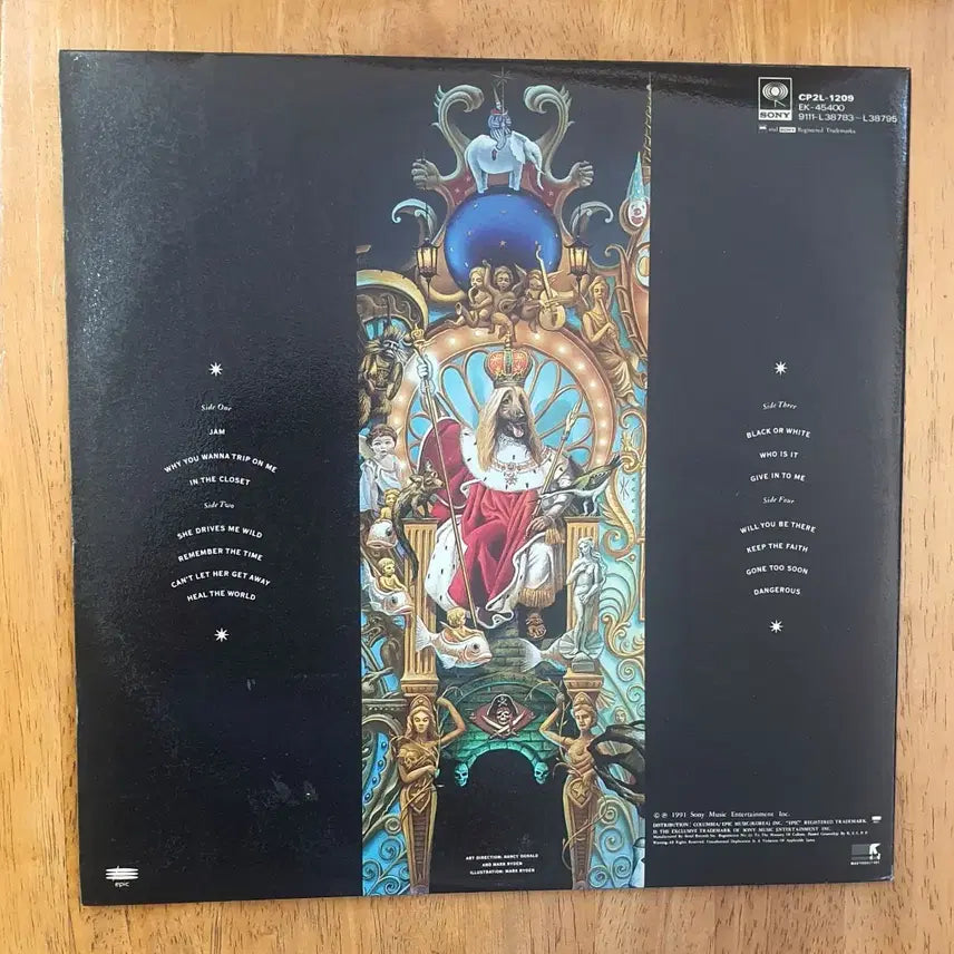 [BUNJANG] Michael Jackson "Dangerous" 1991 2LP Vinyl Record / 마이클잭슨DANGEROUS1991.2LP