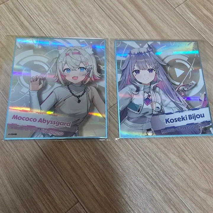 [BUNJANG] Hololive EXPO 2026 Mokoko &amp; Bijou Shikishi Set / 홀로라이브 EXPO 2026 모코코,비쥬 색지