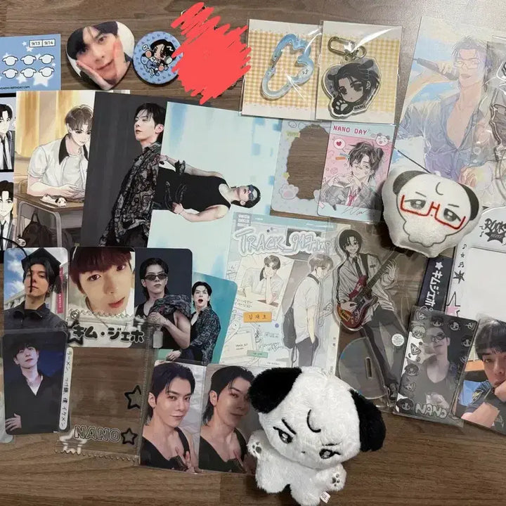 [BUNJANG] KimNano KimJaeHo Nano Jjecu 10cm Doll Set / 김나노 김재호 Nano 째쿠 포카 인형 드리머 트랙917 피자클럽