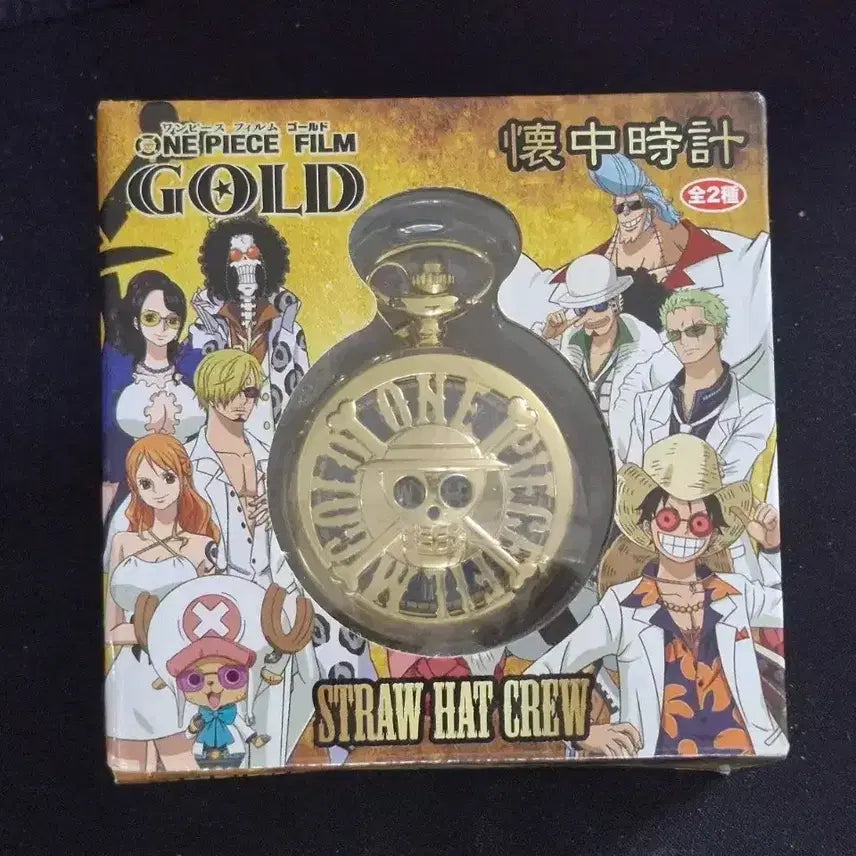[BUNJANG] One Piece Film Gold Limited Edition Pocket Watch &amp; Goods / 원피스 필름골드 한정판 회중시계 및 기타 필름골드 굿즈